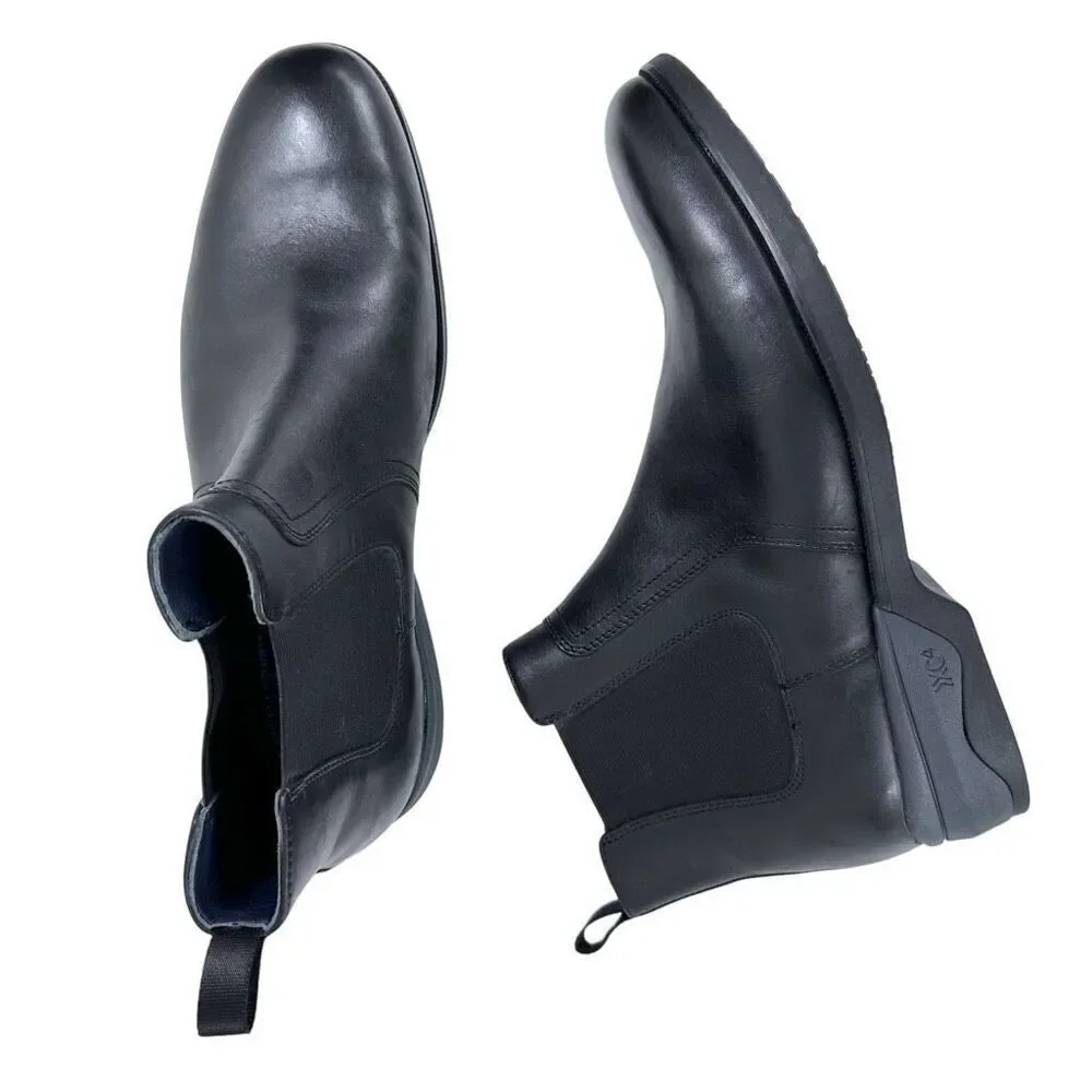 Johnston & Murphy XC4® Elkins Black Leather Chelsea Boot Men’s Size 13